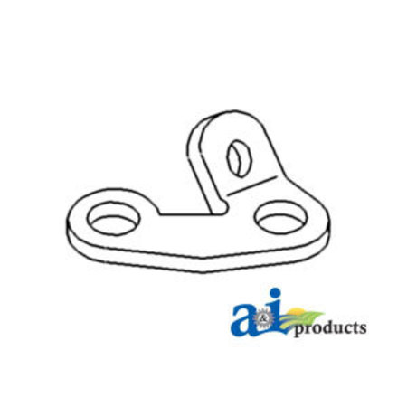 A & I PRODUCTS Eyelet, Check Chain (LH) 4" x5" x2" A-C5NNA948A